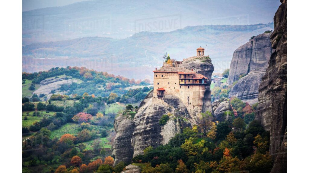 places to visit in greece; Meteora Monasteries